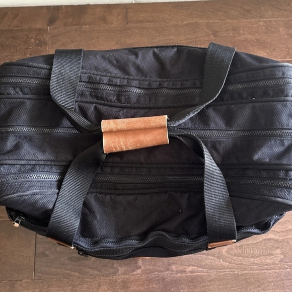 Christian Dior Authentic Retro Duffel Bag Great Condition Large Black Brown - Picture 3 of 10